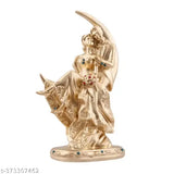 Goldiluxe brass moon couple showpiece, romantic home decor gift for couples, measures 10cm high