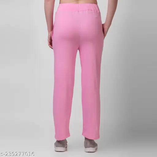 Magenta elasticated pants
