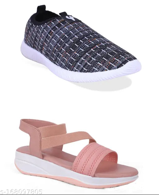 Embellished mesh women's combo bellies, breathable and non-slip, comfortable and fashionable footwear