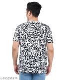 Cotton blend round neck t-shirt, now or never design, short sleeves, high-quality, India origin