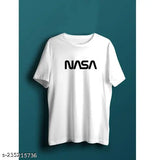 White cotton blend t-shirt combo - 3 astronaut printed, active & casual wear for men, made in India