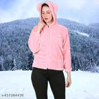 Woolen solid color sweatshirts for women, pretty ravishing style, long sleeves