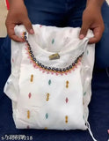 Chanderi cotton sleeveless printed net Indian dress, vibrant, soft and comfortable