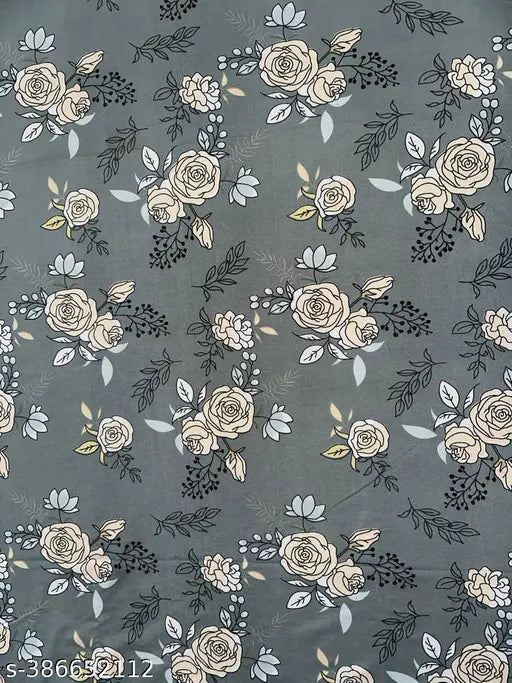 Blue strip elastic cotton double bedsheet set with floral pattern, includes 2 pillow covers (78x72in/198x182cm). Ideal for AC room, fits heavy mattresses up to 8 inches high. Hand wash recommended