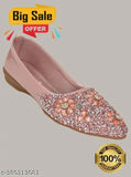 Multicolor synthetic leather Trend Transfit ballerinas for women, textured slip-on shoes in sizes IND-5 to IND-9