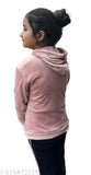 Pink and white embroidered net kids' soft wool winter sweatshirts combo2, ideal for gifting. Comfortable and stylish Kids Winter wear." (108 characters)