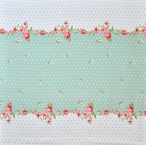 Polycotton botanical double bedsheet, elegant and stylish by LOPUNNY for summer, includes 1 bedsheet and 1 pillow cover, fitted elastic