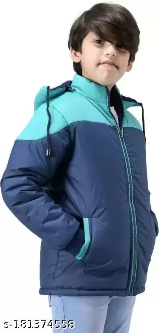 boys jacket Soft & Warm Full Sleeve Winter Wear Hoodie with Jacket with Cap Pullover for Boys & Kids