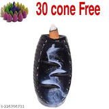 Black handcrafted zig-zag polyresin Buddha statue for home decor, office, or study table - perfect gift for housewarming or birthdays (India)