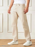 Mom Fit CREAM Denim Jeans For Men