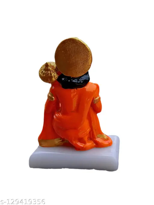 Resin Balaji Hanuman ji modern art statue, intricately detailed, premium quality for home decor or gifting, India origin