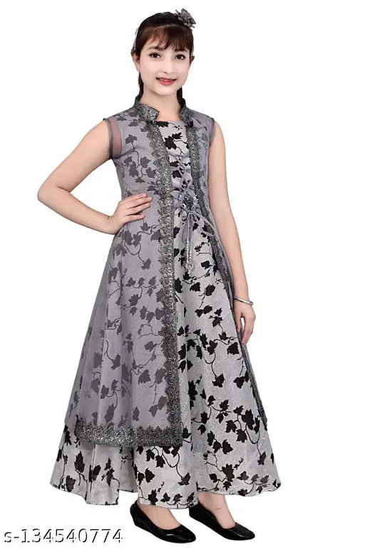 Kids ethnic gowns, vibrant Indian fashion for weddings and events, sizes from 3-15 years