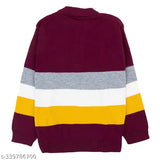 Winter sweater for kids, colorblocked woolen long sleeves, warm and stylish winter wear for boys and girls