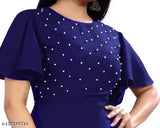 Rayon ethnic gown for girls, solid net design, short sleeves, Indian origin, 7-8 years size