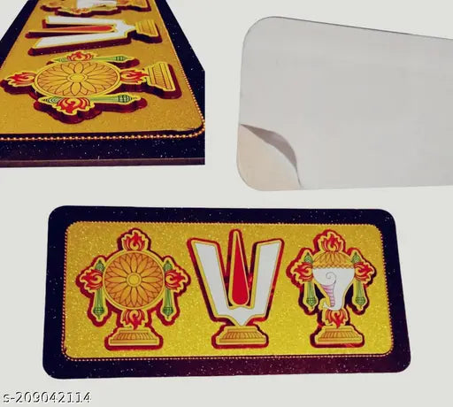 Indian metal Vastu Net, Tiri shanki shiri Hari Yantr Frant Door wood sticker