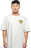 Oversized graphic print cotton half sleeves T-shirt, vibrant design for men's casual wear, India origin