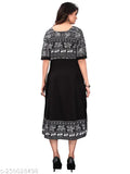Printed multicolor Anarkali kurta with Pallazos Set, crepe fabric, A-line silhouette for party & festive wear, India
