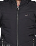 ONE FORT Kids Boys Regular Fit Hodded Bomber Jacket For Winter Wear