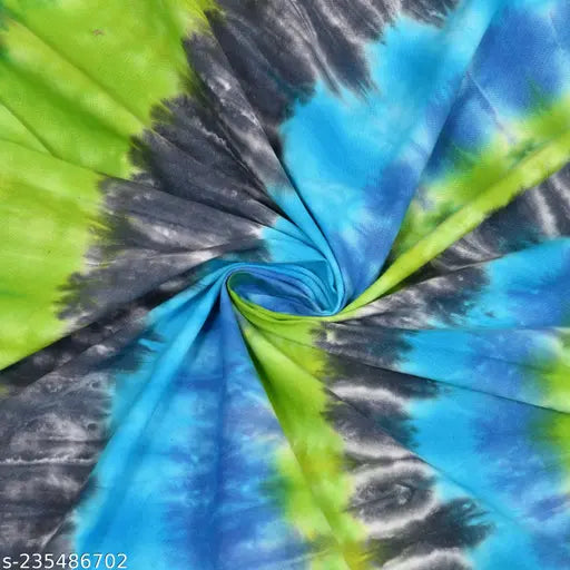 Handmade tie-dye 100% cotton king size bedsheet with 2 stitched pillow covers, abstract print. Luxurious, soft, and breathable for all seasons