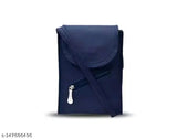 Dark blue women's sling bag with adjustable strap