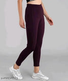 Lycra jeggings for gym workouts - super stylish and comfortable fitness clothing for women, designed with 90% polyester and 10% spandex. Available in sizes 28-40