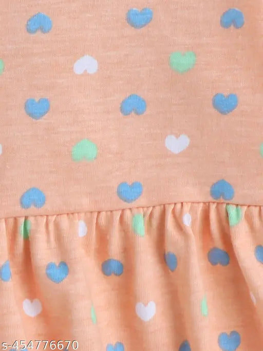 Cotton kids hoodie for girls with printed net design, available in sizes 0-24 months, made in India