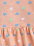 Cotton printed girls' hoodie, vibrant design for 0-24 months, India origin
