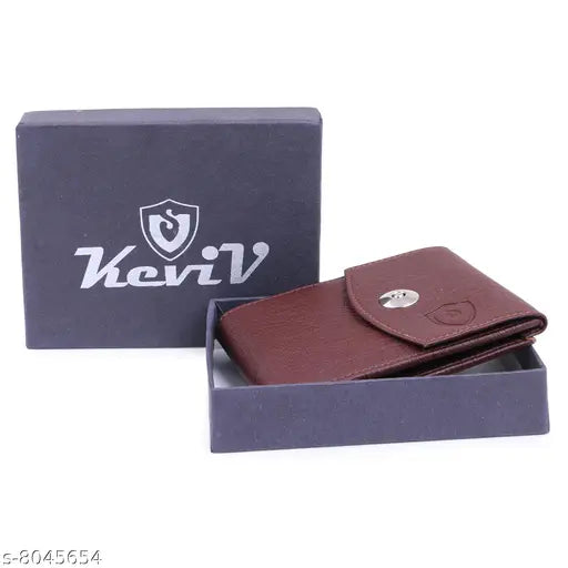 Leather textured men's wallet, free size, stylish accessory for gentlemen made in India