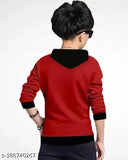 Kids Boys & Girls Hooded Printed T Shirt