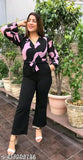 Comfy Georgette print jumpsuit for women, high-quality Indian fashion