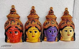 Metal Ashtalakshmi Devi Set (8 x 6.5in), Indian God Idols, High-Quality Metal, Household Decor