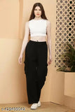 Trandy stylish dory cargo pants new trendy lycra partywear jogger for women and girls