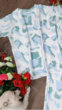 Tie-dye Lycra t-shirt with matching joggers, vibrant print on casual wear set