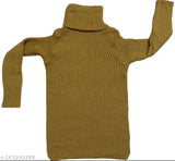 Cotton blend highneck sweaters pack of 4 for kids (0-4 years), soft and skin-friendly, Indian origin