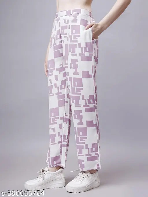 Indian printed women's short sleeve cord set, vibrant pattern for casual wear
