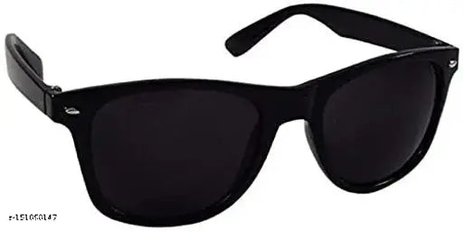 Black sunglasses with plastic frame and black lenses