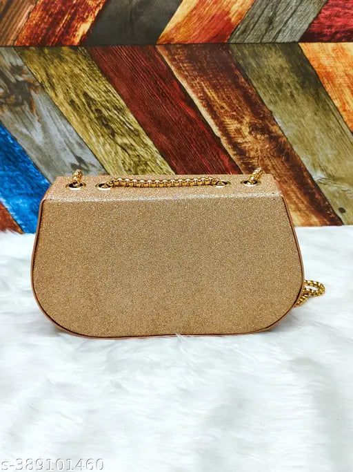 Brown, leather sling bag with multiple pockets and zip closure