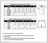 Indian-made cotton blend nightsuit set for women, short sleeve t-shirt and shorts with dyed/washed pattern