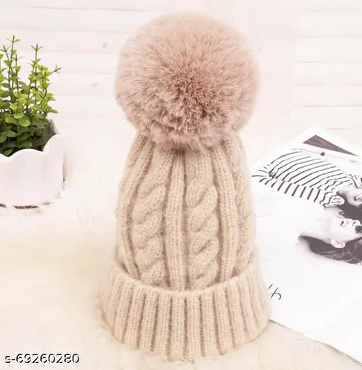Winter knit neck warmer scarf, men's skull cap set