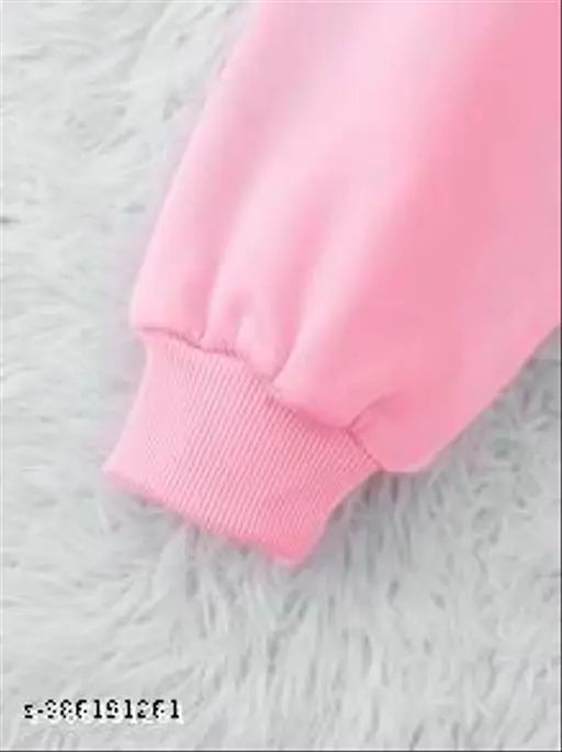 Polycotton printed sweatshirt for girls (10-16 years), cute and comfy design