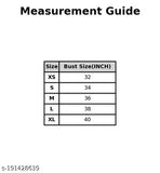 Olive green cotton half sleeve top for women - Solid pattern, XS-XL sizes