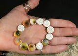 ABS Gomati Chakra for Lakshmi Pooja, original river-found shell stone - Indian spiritual wealth symbol