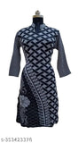 Black and white geometric pattern dress, knee length