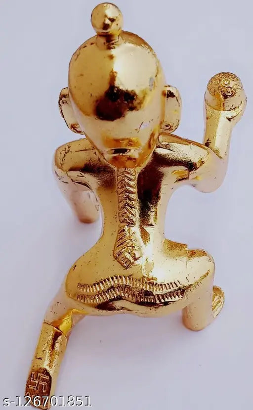 Metal Laddu Gopal Big Saez Krishna Idol, Indian Janmasthami offering