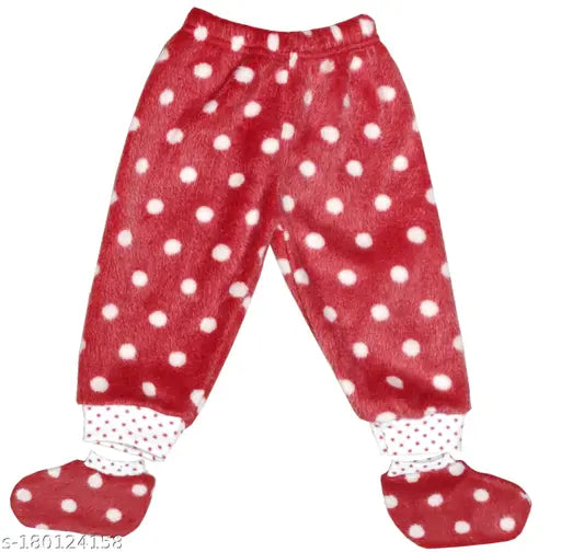 Baby Boys & Girls Soft Winter Wear Dress Clothing Suit With Mittens (Red Colour) Sweatshirts & Hoodies