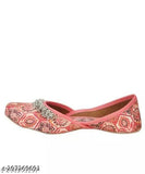 Punjabi Royal Payal Mesh Sole Juti, printed net design, Indian women's ethnic footwear (size N: 22.5cm, 23cm, 23.5cm, 24cm, 24.5cm)