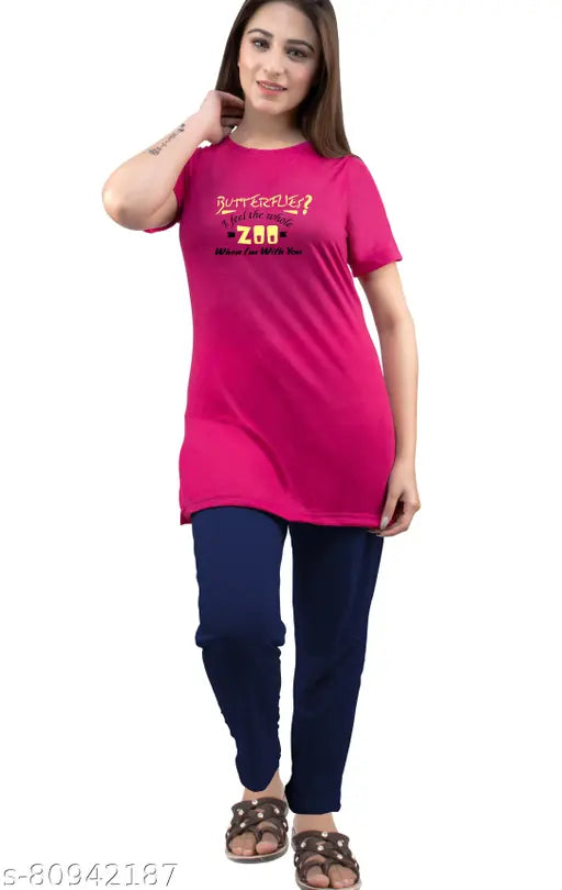 AMAHA cotton nightsuit set for women, short-sleeved cotton blend pajamas in solid colors, 100% cotton summer sleepwear from India