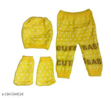 Wool printed net long-sleeve sweater pack for babies, 5 pieces, origin India