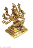 Brass Varahi statue, 500gm, intricate Indian god idol for home temple
