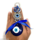 Indian Om evil eye car hanging, protective religious idol for home and office against negative energy